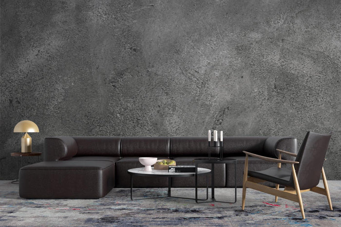 Concrete Peel and Stick Wallpaper: Modern Wall Decor