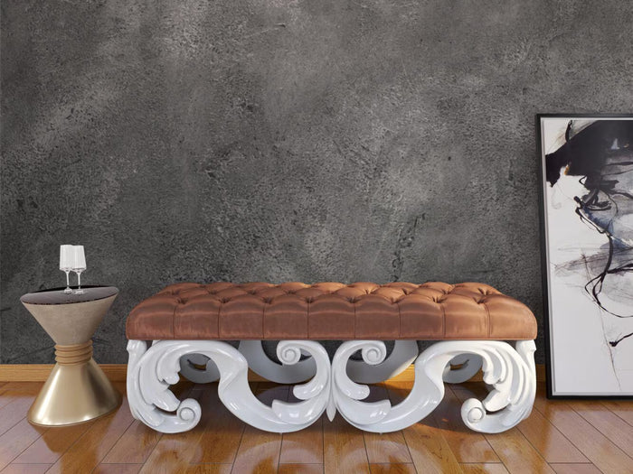 Concrete Peel and Stick Wallpaper: Modern Wall Decor