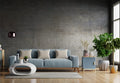 Concrete Wall Look Wallpaper: Modern Peel and Stick Wallpaper