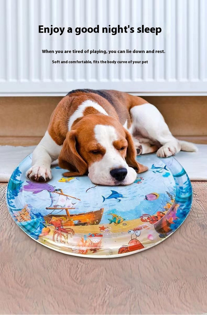 Cooling Water Play Mat for Pets – Ice Pad Bed for Dogs & Cats