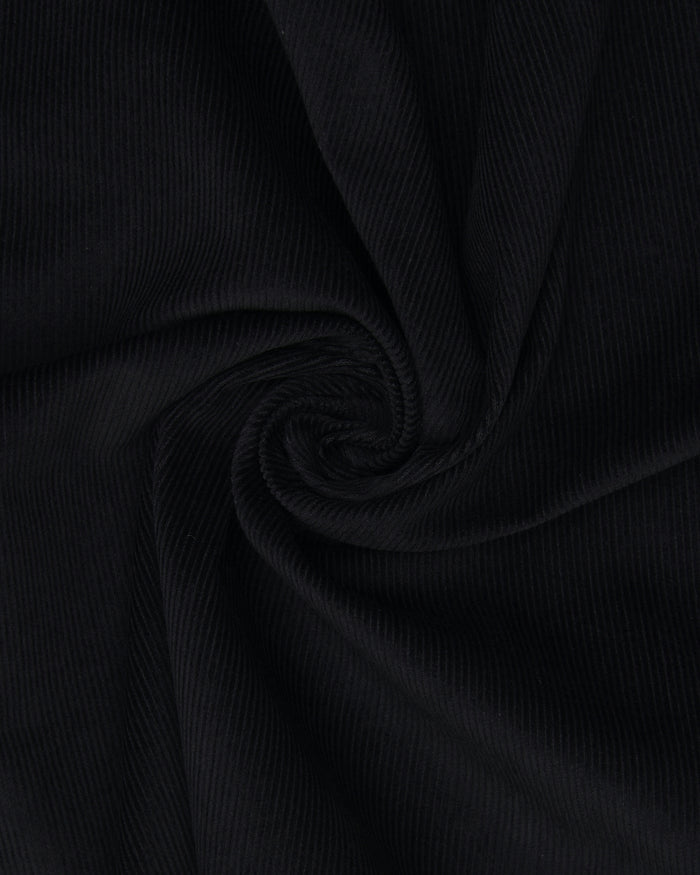 Corduroy: Black 15 Wale