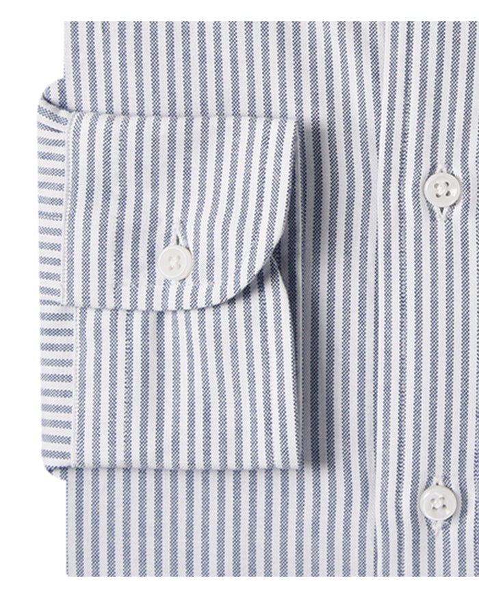 Cornflower Dress Stripes Oxford