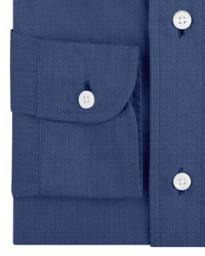Cornflower End on End Dress Shirt