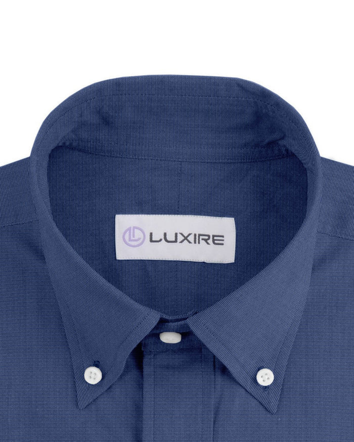 Cornflower End on End Dress Shirt