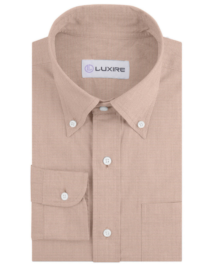 Cotton Poly: Light Orange End On End