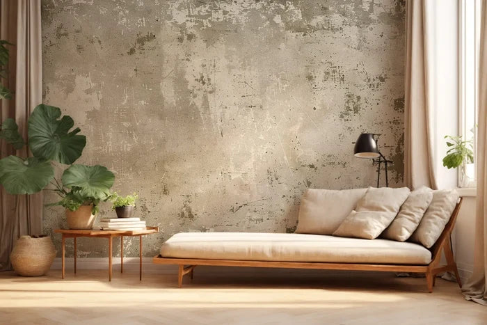 Concrete Look Wallpaper | Peel and Stick Wallpaper | 2WayWallpaper