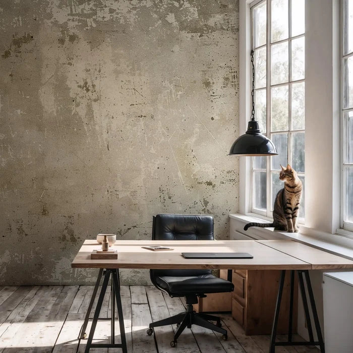 Concrete Look Wallpaper | Peel and Stick Wallpaper | 2WayWallpaper