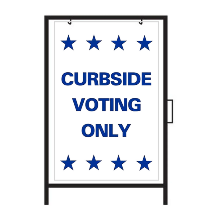 CURBSIDE VOTING ONLY DOUBLE-SIDED (SG-207A2)
