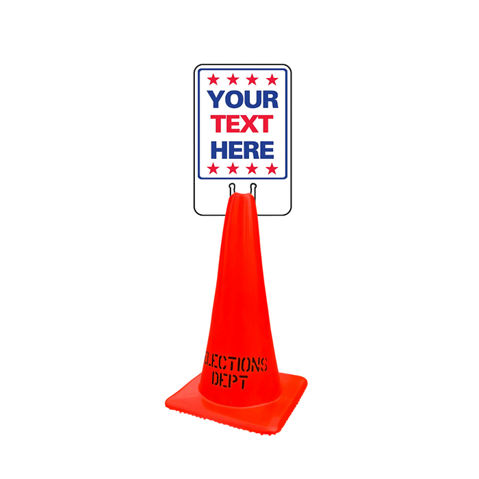 CUSTOM Cone Topper Sign (SG-701I)