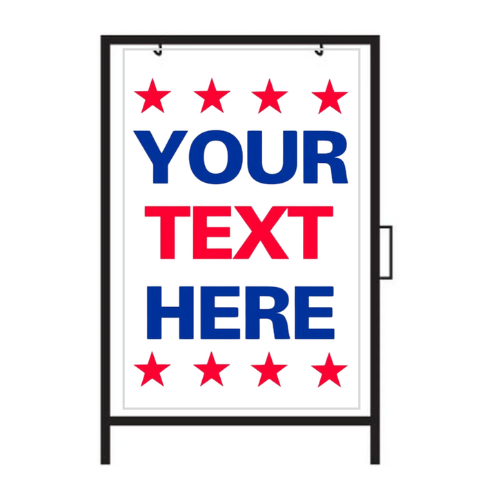 CUSTOM Metal A-Frame Sign (SG-701A)