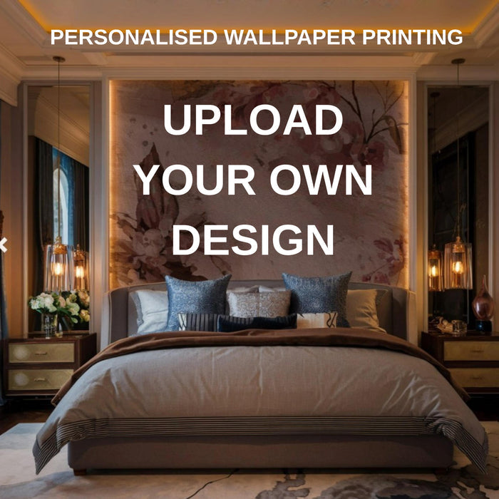 Custom Wallpaper Mural: Personalized Design, Nonwoven, Peel & Stick