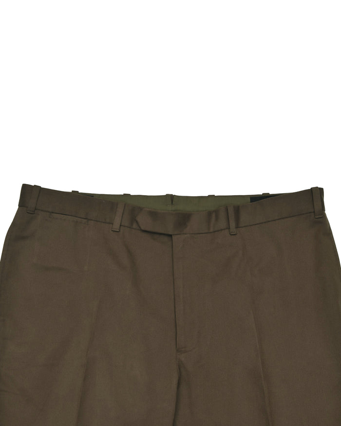 Dacota Soft Dark Brown Stretch Twill Pants
