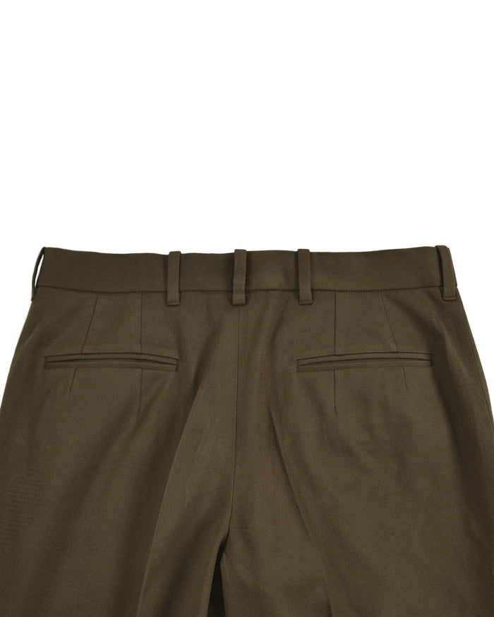 Dacota Soft Dark Brown Stretch Twill Pants