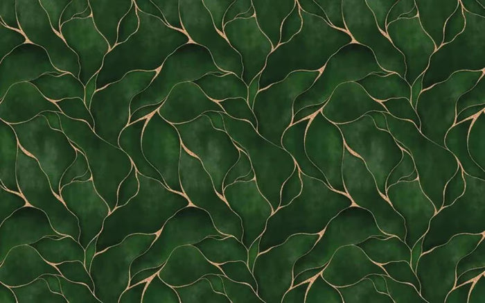 Dark Green Abstract Lines Wallpaper: Elegant Peel and Stick Wallcovering