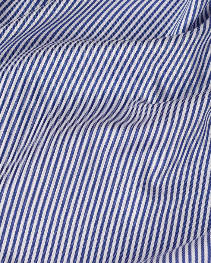 Dark Navy Blue Rope Stripes