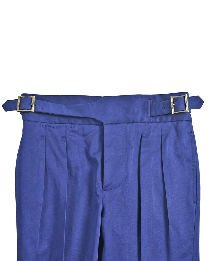 Dark Royal Blue Satin Cotton