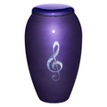 Deep Purple Mother of Pearl Urn — ISU-RJ-0158