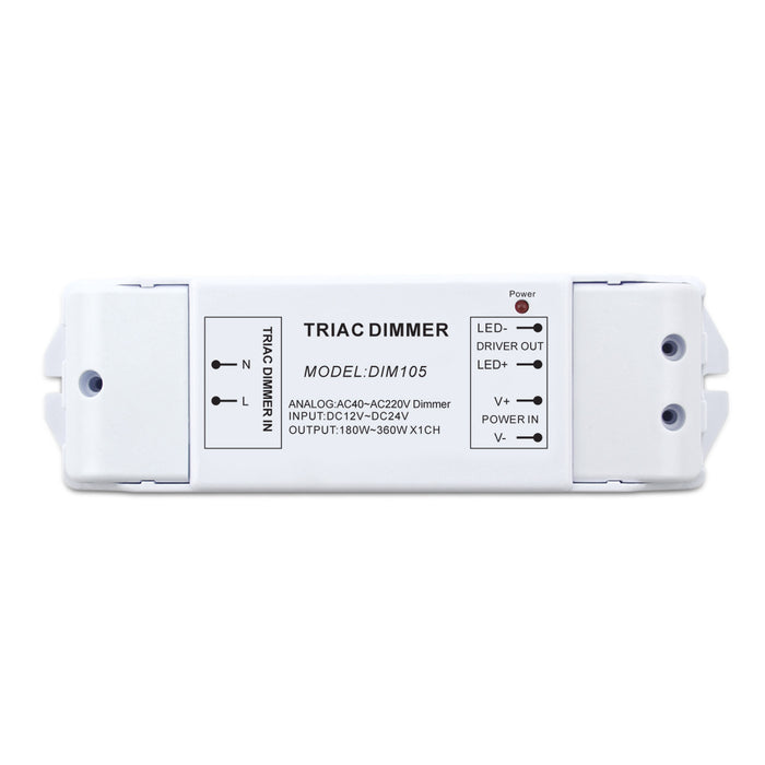 DIM105 Controller Phase to 24V 360W – LED driver and controller | LAMP & LIGHT - Design forward Decorative lamp , Downlights, pendant lamp , striplights