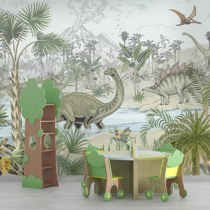 Dinosaur Wallpaper: Jurassic World Theme, Kids Room Decor