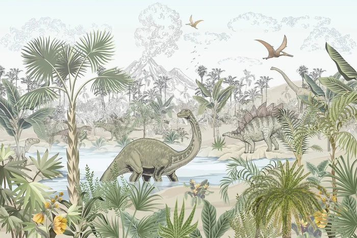 Dinosaur Wallpaper: Jurassic World Theme, Kids Room Decor