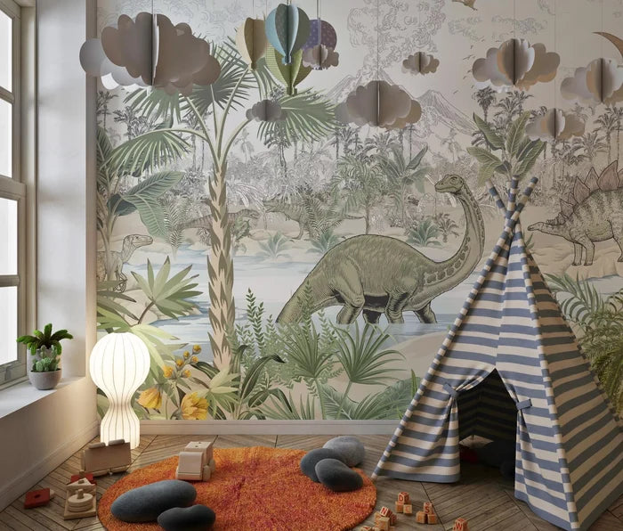 Dinosaur Wallpaper: Jurassic World Theme, Kids Room Decor