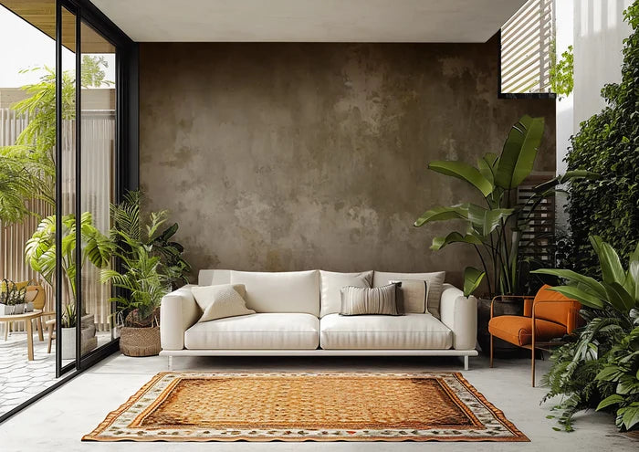 Peel and Stick Mural | Concrete Look Wallpaper | 2WayWallpaper