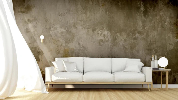 Peel and Stick Mural | Concrete Look Wallpaper | 2WayWallpaper