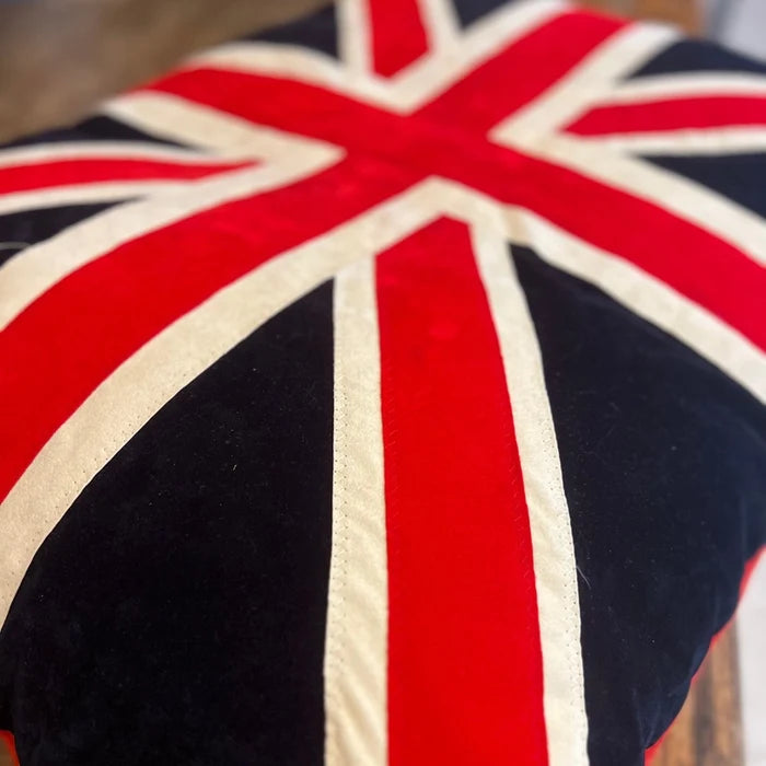 Dog Bed in Union Jack Flag Design