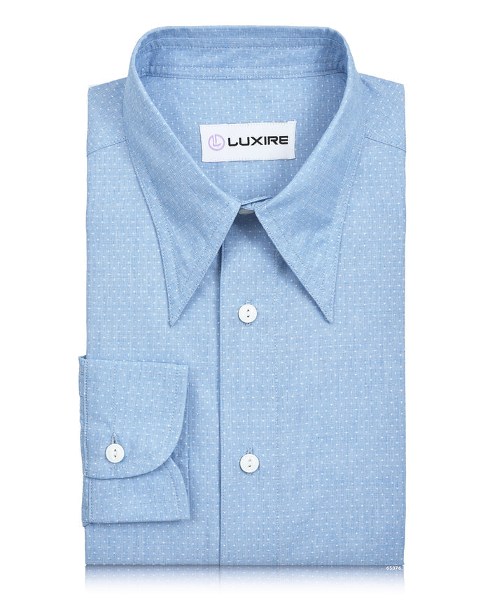 Dotted Pale Blue End on End