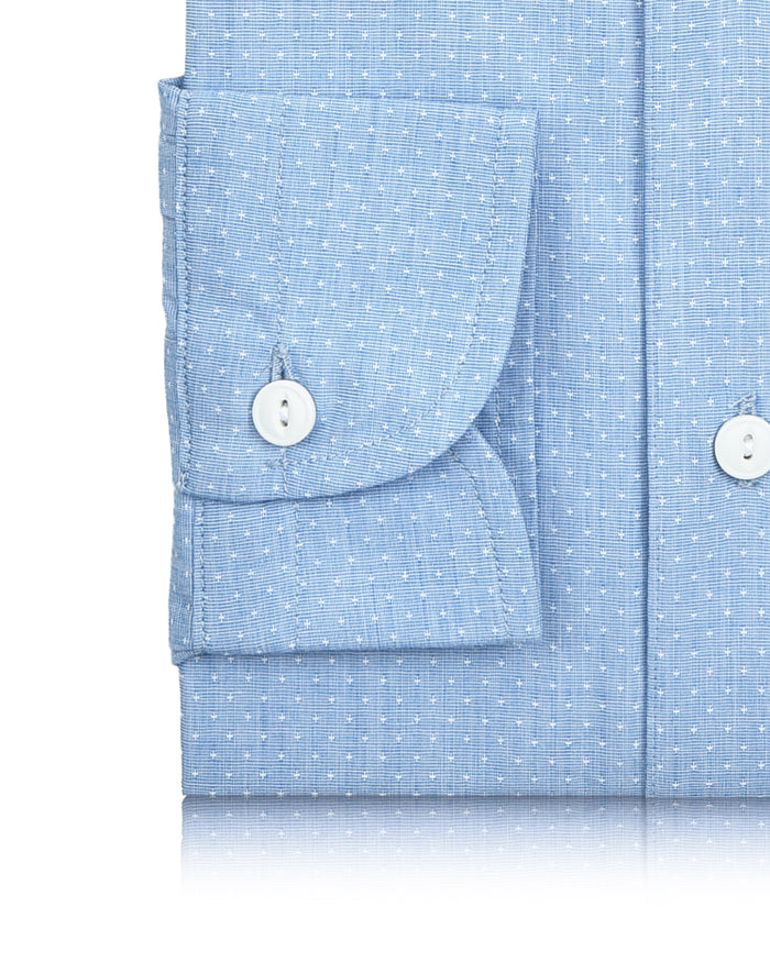 Dotted Pale Blue End on End