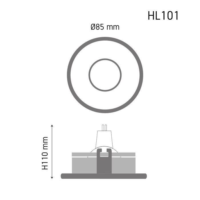 Downlight HL101 (Reflector M4) – recessed LED ceiling spotlight, view 7 | LAMP & LIGHT - Design forward Decorative lamp , Downlights, pendant lamp , striplights
