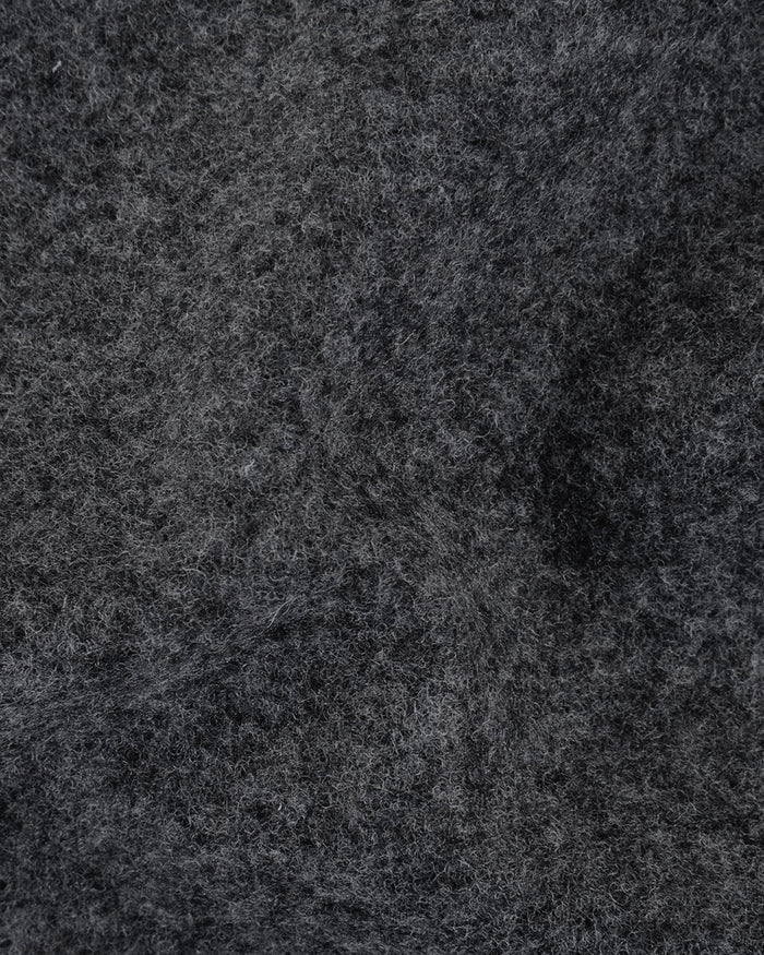 Drago 5% Cashmere 95% wool: Dark Grey Flannel