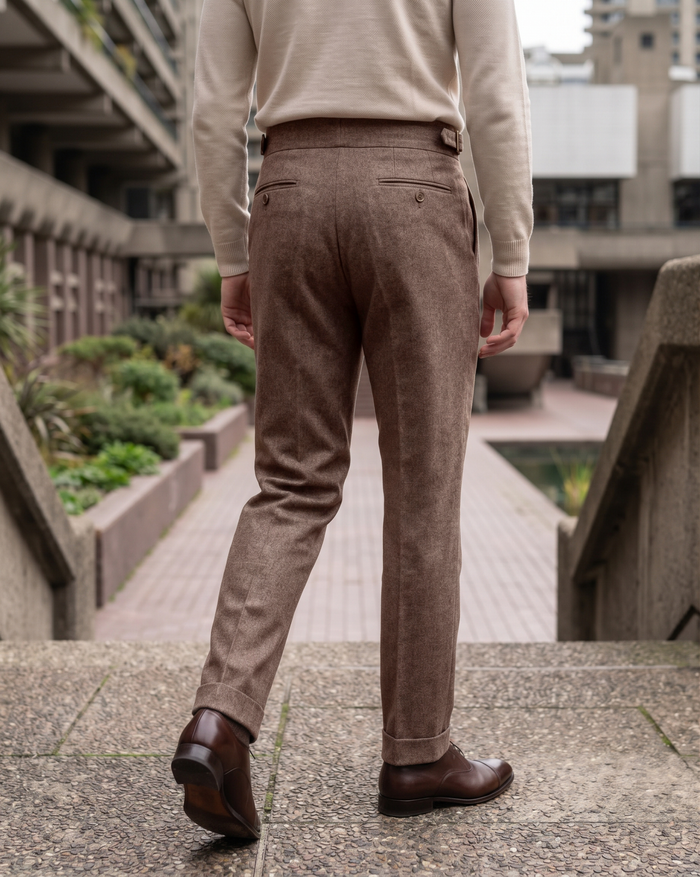 Drago 5% Cashmere 95% wool: Fawn Flannel