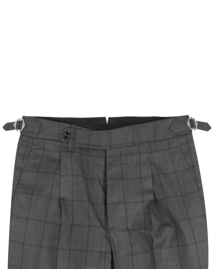 Drago: Super 160s Charcoal Checks