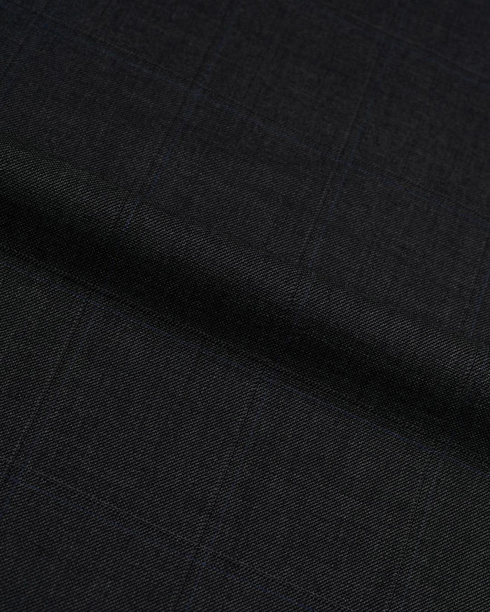 Drago: Super 160s Charcoal Prince of Wales Checks