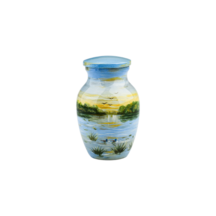 Duck Pond Artist Keepsake Urn — ISU-RJ-0013