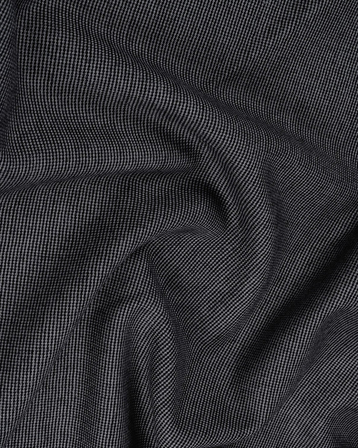 Dugdale Black Grey Houndstooth