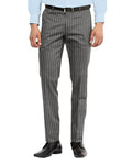 Dugdale Black Grey Twill Stripes