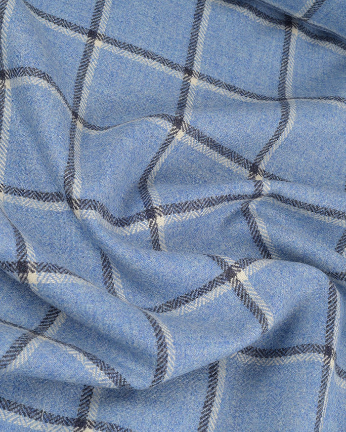 Dugdale Tweed: Blue Windowpane