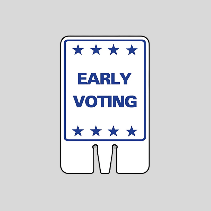 EARLY VOTING Cone Topper Sign (SG-210I1)
