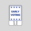 EARLY VOTING Cone Topper Sign (SG-210I1)