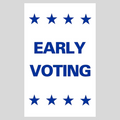 EARLY VOTING DOUBLE-SIDED Metal A-Frame Sign (SG-210A2)