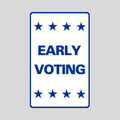 EARLY VOTING Medium A-Frame Sign (SG-210C)