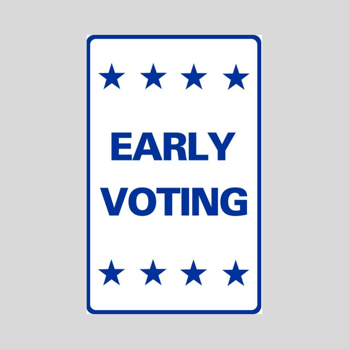 EARLY VOTING Medium A-Frame Sign (SG-210C)