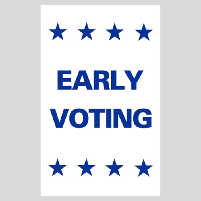 EARLY VOTING Metal A-Frame Sign (SG-210A)