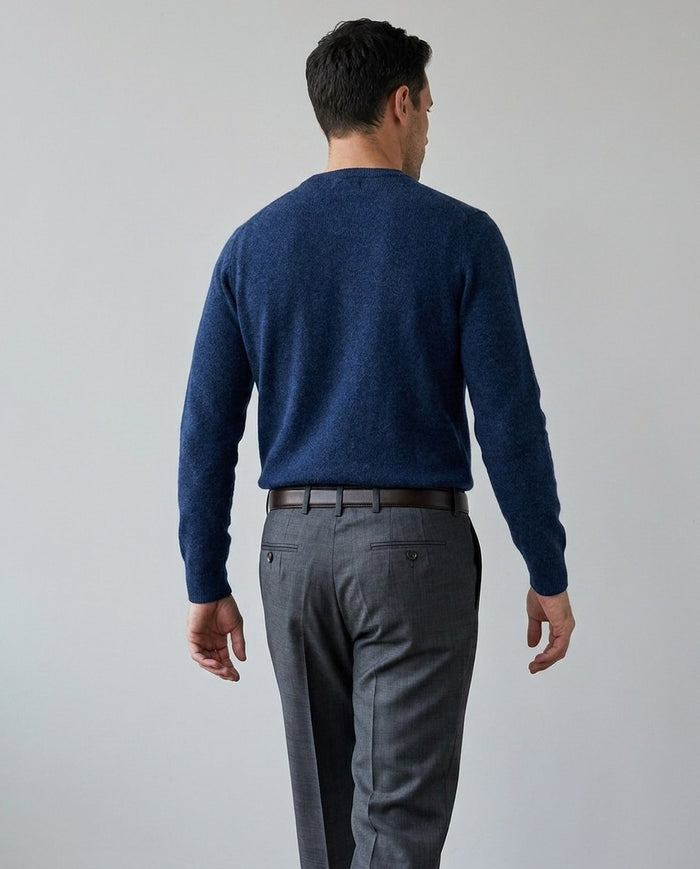Easycare Wool: Grey Prince of Wales — back
