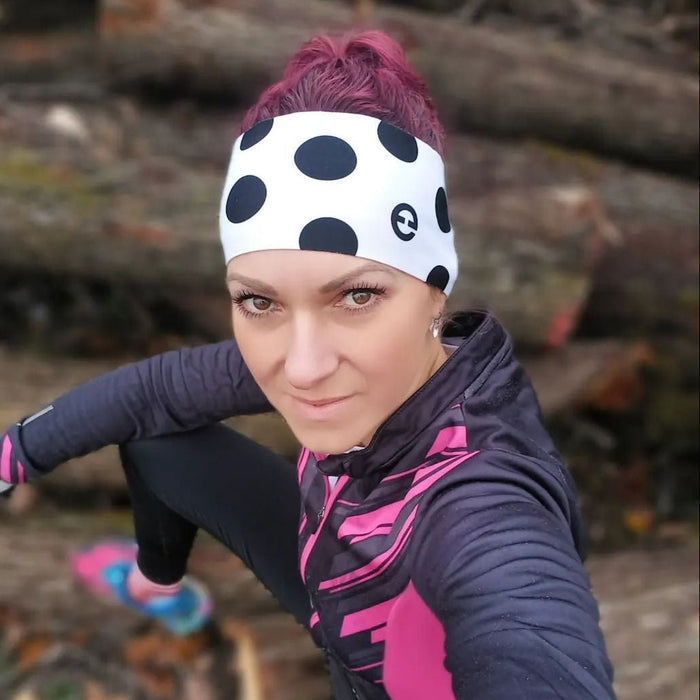 ELEVEN SPORTSWEAR Headband Dolomiti DOTS BW