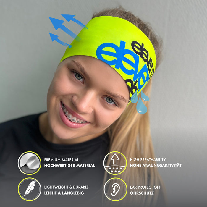 ELEVEN SPORTSWEAR Headband Dolomiti FLUO F11 blue