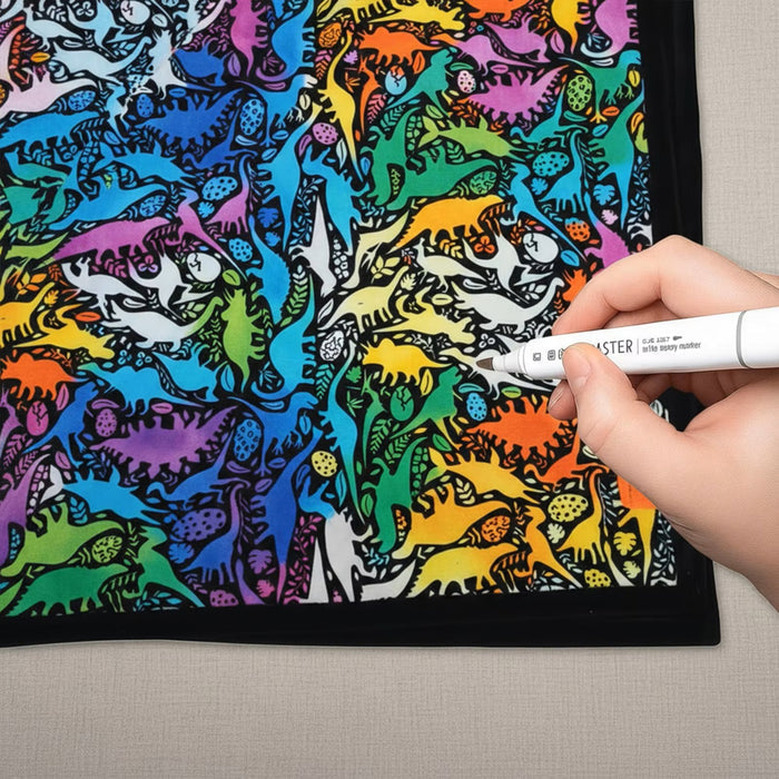 Entertainment Blanket & Markers Set for Family – Paint, Play & Gift for Pets