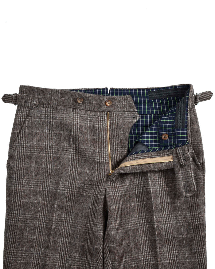EThomas Brown Glen Plaid Checks Flannel